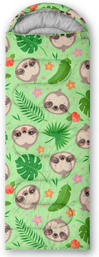 QOOMO Camping Sleeping Bags,3 Season Warm & Cool Weather,Lightweight,Waterproof Sleeping Bags for Adults & Kids,Traveling,and Outdoors,Camping Gear Equipment