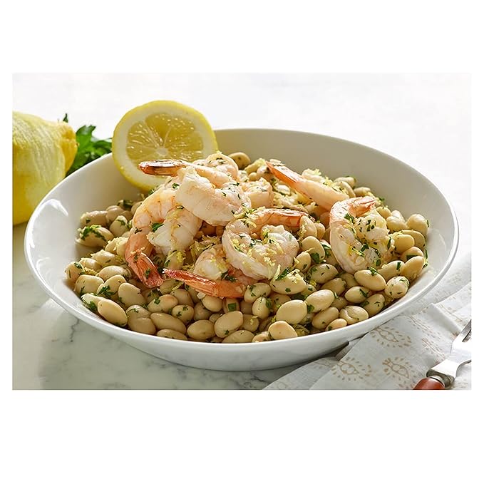 Freeze Dried Canned Uncooked Peeled Shrimp | Jarred and Packed Long Term Food Storage (25+ years shelf life) Emergency Food Supply | Backpacking & Camping | Easy Prep Survival Food 10 Size Cans