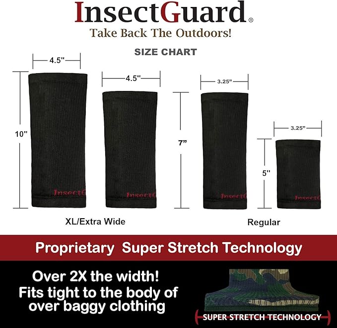 Permethrin Treated Repels Tick Mosquitoes Flies Chiggers & More Insect Repellent Complete 1 Packages