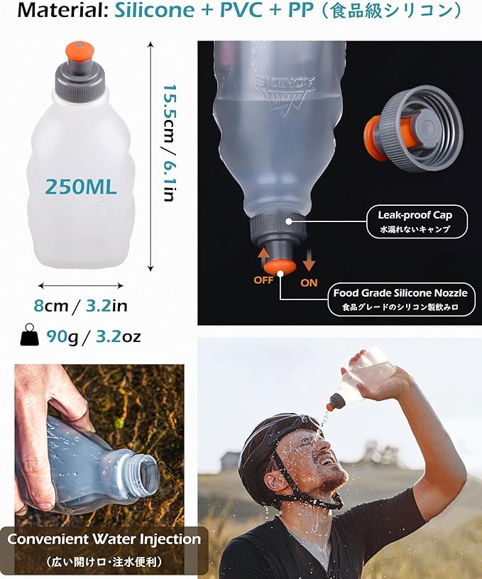 TRIWONDER Hydration Running Vest 5L Lightweight Water Pack for Men Women Hydration Backpack for Trail Race, Hiking, Cycling, Climbing, Camping, Jogging, Marathon