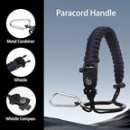 Insulated Water Bottle 40oz,Triple Wall Vacuum Stainless Steel(Dishwasher Safe),Leak Proof & Non-BPA,Flask Jug with Paracord Handle & Straw Spout Lids Sports Navy Blue