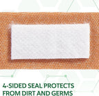 CURAD Assorted Bandages Variety Pack, 300 Count, 6 Styles Including Antibacterial, Waterproof, Sheer, Plastic, Heavy Duty & Flex-Fabric, Protects Scrapes, Cuts & Burns, Latex-Free