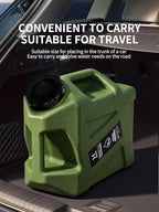 HAIGE Gallon Water Container with Spigot (5 Gallon Water Jug Green)