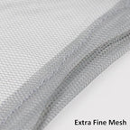 Anvin Mosquito Head Mesh Nets Gnat Face Netting for No See Ums Insects Bugs Gnats Biting Midges from Any Outdoor Activities, Works Over Most Hats Comes with Free Stock Pouches (3pcs, Grey)