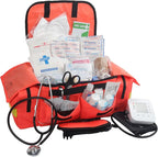 EMT 1st Emergency Responder First Aid Kit | Medical Trauma Bag for Disaster Preparedness | Perfect for Wilderness, Camping, Home, Car, & Office | Our Lightweight Kits Come with 40 Unique Items