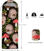 QOOMO Animals Camping Sleeping Bags,3 Season Warm & Cool Weather,Lightweight,Waterproof Sleeping Bags for Adults & Kids,Traveling,and Outdoors,Camping Gear Equipment