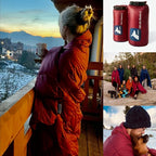 Horizon Hound Down Camping Blanket - Outdoor Travel Quilt | Sustainable, Insulated, Lightweight & Warm Gear for Sleep, Camping, Stadium, Hiking & Festivals | Water Resistant, Packable & Compact