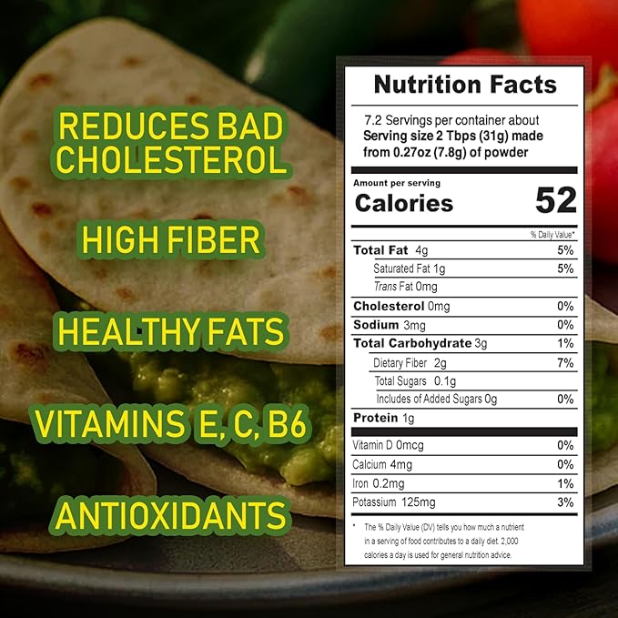 WAKS & SNACKS Freeze Dried Guacamole Classic |100% Fresh Hass Avocados, Perfect for Tortilla Chips | Energizes Camping & Hiking Meals | Vegan, Gluten-Free Guac Dip for Snacks | 2 Avocados | 2 oz, 1-Pack