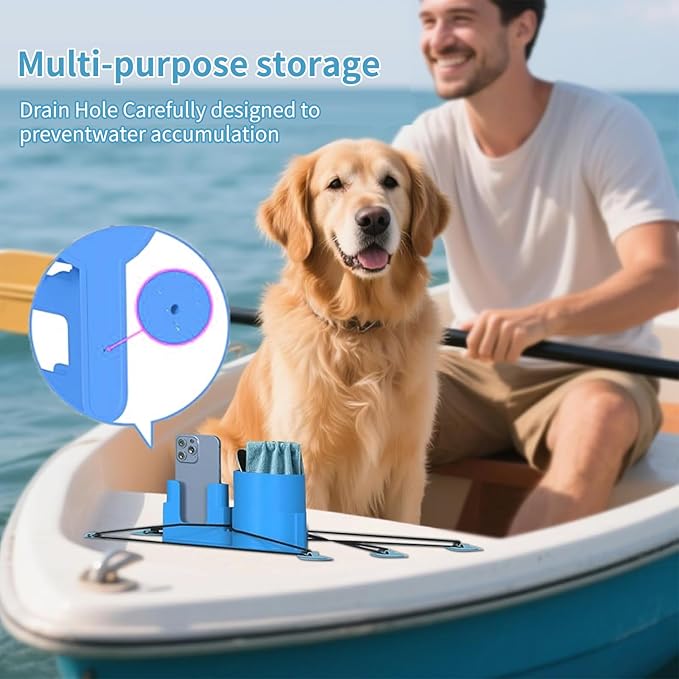 Paddleboard Cup Holder，Non-Tipping Kayak Cup Paddle Board and Stand Up Paddle Board Accessories，2 in 1 Stand Up Paddleboard Drink Holder for Types of Cup Bottle Drink & Phone Holder