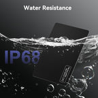 Wallet Tracker Card Air-Tag - Work with Apple Find My (iOS only), 0.07in Slim Tracking Card, IP68 Waterproof Bluetooth Tracker Finder, Apple MFi Certified, Item Locator for Luggage, Passports, Purse