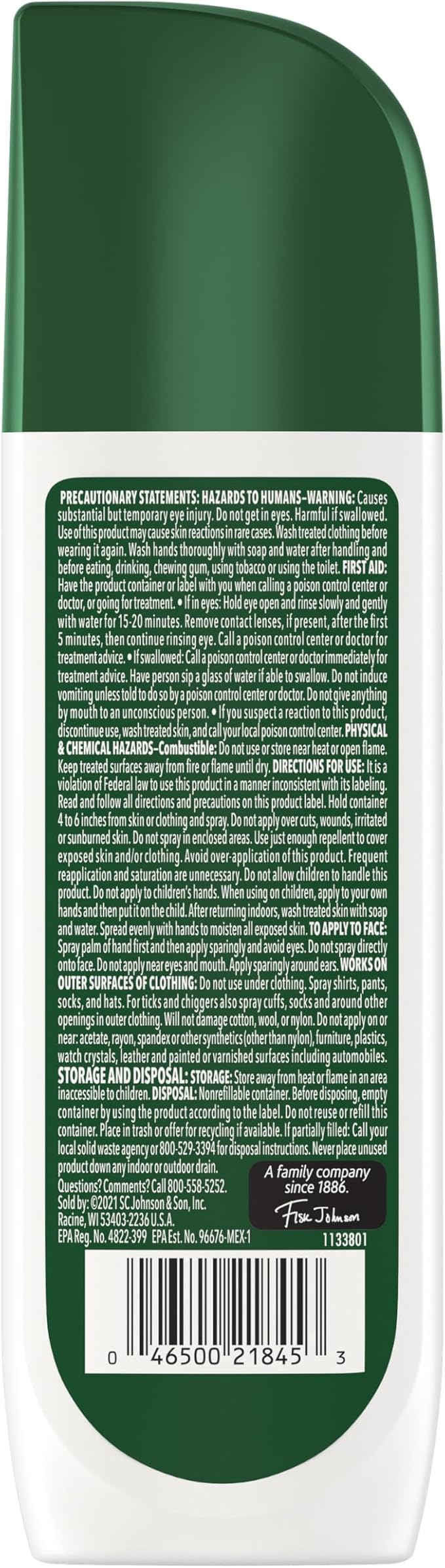 OFF! Deep Woods Insect Repellent VII Spritz, Bug Spray with Long Lasting Protection from Mosquitoes and Ticks, 6 oz