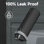 24 oz Insulated Water Bottle for Sports: Meoky Stainless Steel Water Bottle with 2-in-1 Straw and Spout Lid - Leak Proof, Cold for 24 Hours, Fits in Car Cup Holder, BPA-Free for Travel Gym, Night