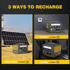 VTOMAN 939Wh Portable Power Station Bundle with Extra Battery & 110W Solar Panel Included - Up to 1200W Solar Power Generator for Home Backup, Off-grid, Road Trip, RV, Camping, Fishing, Emergencies