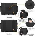 PETAC GEAR 4 PCS Tactical Modular Packing Cubes with Waterproof Material, Large Capacity Storage Bag, Easy Clean Outdoor Travel Organize Storage Pouches Bags (BK)