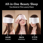 Silk Sleep Mask for Women and Men, Side Sleeper, 22 Momme Pure Mulberry Silk Total Blackout 100% Mulberry Eye Mask with Adjustable Headband Full Size, Eye Masks for Sleeping and Travel