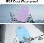 Tracker Tags-4 Pack, Bluetooth Tracker Works with Apple Find My APP (iOS Only), Keys Finder and Item Locator for Luggage, Backpack, Suitcases, Replaceable Battery, IP67 Waterproof weTag pro