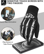 RIGWARL Gloves for Cool&Cold Weather Waterproof, Winter Gloves for Men Women Touch Screen