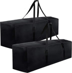 INFANZIA 47inch Sports Duffel Travel Bag, 196L Extra Large Duffel Luggage Bag with Upgrade Zipper, Water Resistant & Foldable Equipment Storage Bag for Camping Tent Tripod Fishing, 2PCS