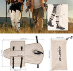 Snake Gaiter, Durable Snake Guard Gaiters for Hunting, Waterproof Snake Legging Chap for Men and Women,Snake Bite Protection Gaiter for Whole Leg with Adjustable Size