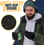 Pixel Panda Winter Gloves for Men Women Warm Touchscreen Gloves for Cold Weather Thin Water-Resistant Windproof Non-Slip Gloves for Cycling, Driving, Running, Hiking