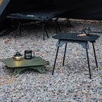 Folding Camp Table, 2 in1 Adjustable Height(16 inch/4 inch) Foldable Camping Desk, Outdoor Camping Table Picnic Table for Cooking, Beach, Hiking, Travel, Fishing, BBQ