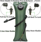 ATBP Tactical Water Hydration Pack Military 3L Water Bladder Carrier Backpack Leakproof for Running Jogging Cycling Hiking