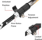 Aluminum Collapsible Ultralight Travel Trekking Hiking Pole for Men and Women (Fits 5'3" - 6'2")