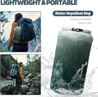 Outdoor Camping Blanket with Sherpa Lining, Extra Warm Thick Camp Blankets and Puffy Ultralight Soft Poncho DWR Camping Quilt for Cold Weather, Adventure, Sleeping, Backpacking 78"x 56"