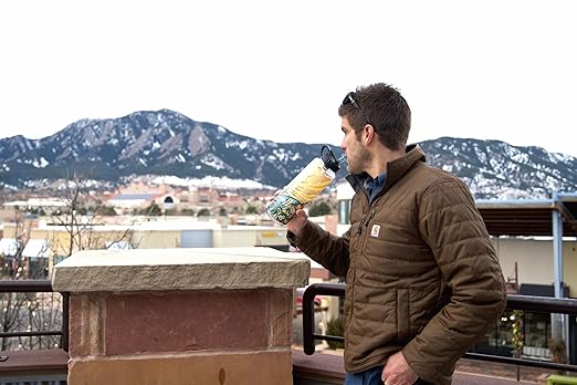 Epic Water Filters Nalgene OG Water Bottle with Filter, USA Made, BPA Free, Removes 99.99% Tap Water Contaminants, Forever Chemicals, Honnold Foundation Art, 48 oz