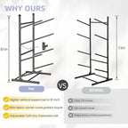 Kayak Storage Rack, Heavy-Duty Metal Kayak Storage Rack Adjustable Freestanding Kayak Stand, Canoe and Paddleboard Kayak Rack for Indoor & Outdoor Use