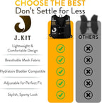 Running Hydration Vest,Running Vest with Phone Holder Pouch & Water Bottle Holder,Adjustable Belt,Hydration Vest for Men and Women