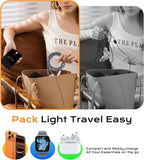 Temdan for Travel Vacation Essentials,3 in 2 USB C Cable for Apple Watch Charger/iPhone 17 Charger/Lightning,Multi Charging Cable Cord,Camping Essentials,Portable Designed for iWatch &iPhone 16-12-6FT