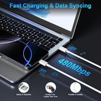iPhone 17 16 15 Charger Fast Charging, 45W Dual USB C Android Phone Charger Block with 10FT Long Type C Cable Cord for Apple iPhone 17/Pro/Pro Max/17 Air/16 Pro/16 Pro Max/15 Plus/iPad/S26 Ultra/S25