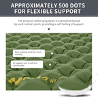 Naturehike 25oz Ultralight Sleeping Pad, Insulated Inflatable Sleeping Pad 4.6R, Lightweight Sleeping Mat for Camping, Hiking, Backpacking, with Air Pump Sack