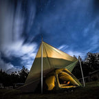 SAN LIKE Camping Tent Tarp Poles Set for Canopy Awning Shelter Backpacking Hiking - Telescopic Adjustable Length Tent Sunshade Support Stick Rods (Adjustable Length - Steel 2packs)