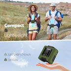 Portable Waist Fan - 14500mAh Rechargeable Battery, 67Hrs Cooling Belt Fan, 5 Powerful Speed & 360° Rotatable, Hands Free Clip On Waist With LED Light for Work Gift Camping Travel Outdoor