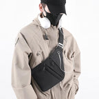 Anti Theft Crossbody Bags for Women Men, Multi-Pocket Shoulder Bag, Slim Sling Bags with 2 RFID Blocking Card