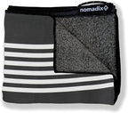 Nomadix Original Towel - Perfect for Beach, Pool, Travel, Camping, Yoga - Made with Recycled Materials - Super Absorbent - Sand Resistant - Poolside Black - 72.5x30