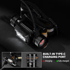 sofirn LED Headlamp Rechargeable, H35R Super Bright Lightweight Head Light with 660nm Deep Red Light, 1500 Lumens White Light, IPX6 Waterproof Head Flashlight for Running Hiking Camping