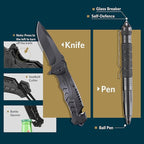 Survival Kits, Gifts for Christmas Men Dad Husband Him, 13 in 1 Survival Gear and Equipment Tactical Tools for Camping Hiking Hunting Outdoor Adventure, Cool Birthday Idea