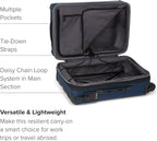 TUMI - Aerotour 4 Wheel Expandable Luggage - Men's and Women's Lightweight Business and Leisure Travel Suitcase - 21.75" International Expandable Carry-On, Navy