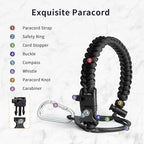 Trebo 40oz Water Bottle Insulated with Lid and Straw,Double Wall Vacuum Stainless Steel Metal Tumbler Sports Flask with Paracord Handle, Keep Hot 24 Hours & Cold 48 Hours Water Jug with 3 Lids, Black