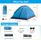 ASFANAS Single-Person Single-Wall Tent, S