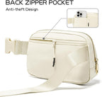 Gitus Personalized Gifts Birthday Gifts for Girls Fanny Pack Cross Body Bags with Initial Letter Preppy Stuff Gifts for Her Girlfriend Wife Sister Friends Mom (Ivory-N)