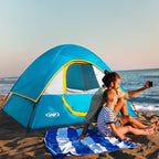 Camping Tent 2 Person, Waterproof Windproof Tent with Rainfly Easy Set up-Portable Dome Tents for Camping…