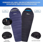 Down Sleeping Bag for Adults 0°F 10°F 15°F 20°F Backpacking Sleeping Bag for Cold Weather with Compression Sack