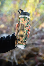 Epic Water Filters Nalgene OG Water Bottle with Filter, USA Made, BPA Free, Removes 99.99% Tap Water Contaminants, Forever Chemicals (Military Support, 48 Ounce)