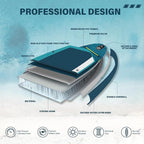 11'6"/11'/10' Inflatable Paddle Board with Complete Accessories, Versatile Premium Paddle Boards for Adults/Youth, Stand Up Paddle Board Polar/Wave/Sunny Wave Collection