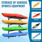Kayak Rack for Outdoor Storage, Kayak Storage Rack, Adjustable Freestanding Kayak Rack Stand Holder for Paddleboard Surfboard for Indoor, Outdoor