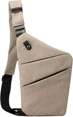 Crossbody Travel Bags for Women, New Theft Proof Safe Slim Sling Travel Purses, Personal Flex Shoulder Bag for Men Women